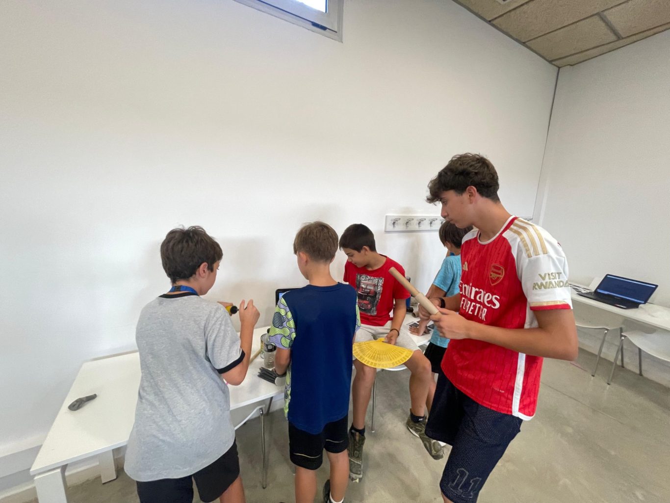 Activitat "Cine-sons" a l'Estiu Enriquit de Castellar del Vallès